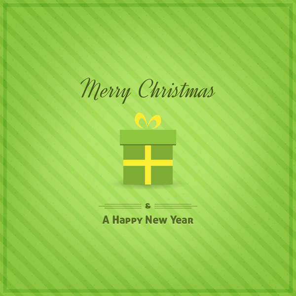 verde di buon Natale e felice anno nuovo