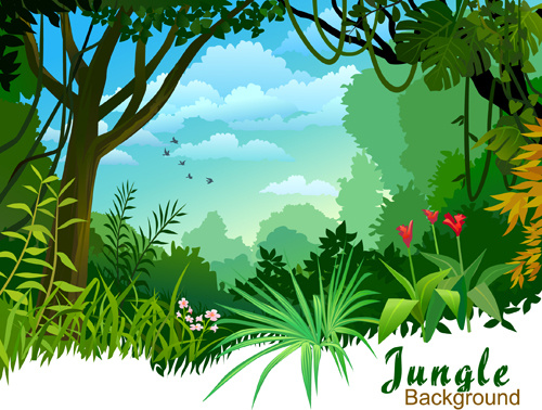 Green Of Nature Elements Vector