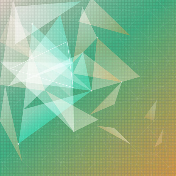 grünes Dreieck Yello Abstufung Hintergrund