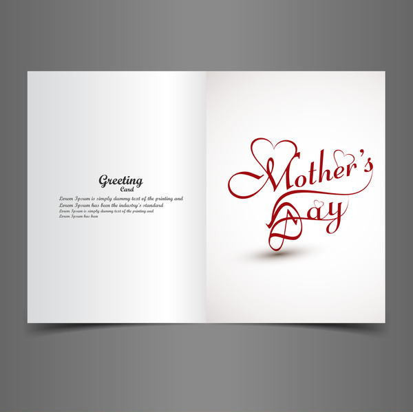 kartkę z życzeniami matki dzień tekst kreatywnych koncepcji wektor