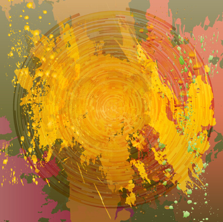 Grunge Colored Background Illustration Vector