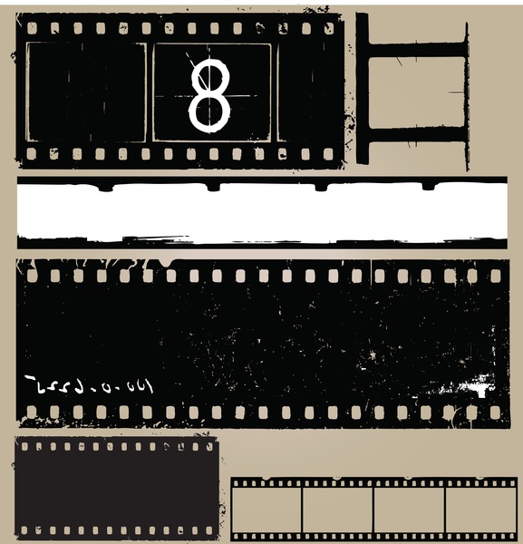 グランジフィルム要素ベクトル 3