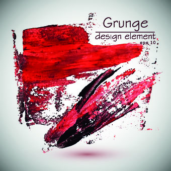 Grunge Aquarell Elemente Vektor-Hintergrund