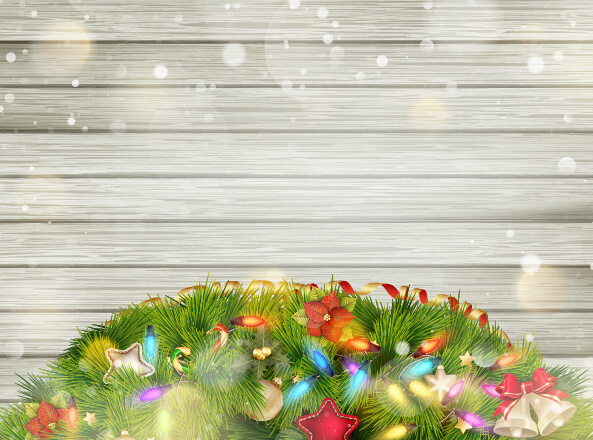 つまらないベクトルとハレーション クリスマス ウッドの背景