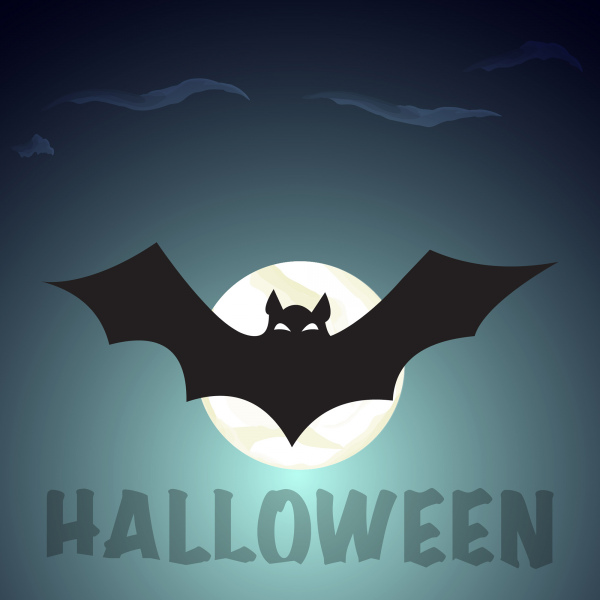 murciélago de fiesta nocturna de Halloween