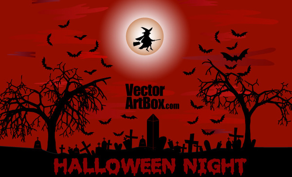 Halloween malam poster