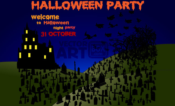 Halloween Party-Nacht