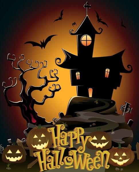 Halloween-Vektor-Illustration-Grafik