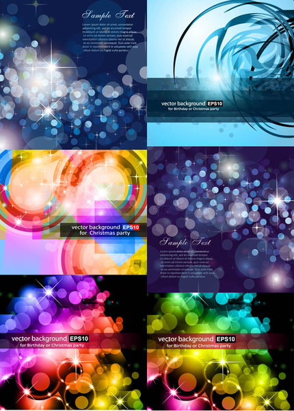 Halo, Star background Vector Graphics