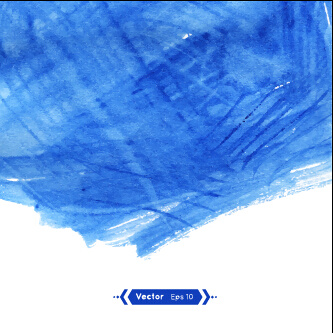 handgezeichnete blauen Aquarell Hintergrund Vektor