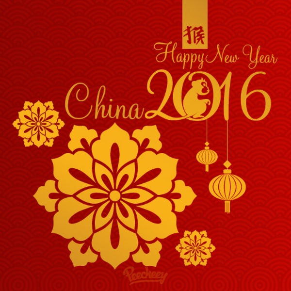 Happy tahun baru Cina latar belakang