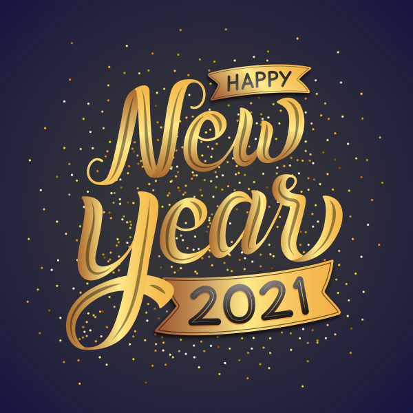 desain happy new year 2021