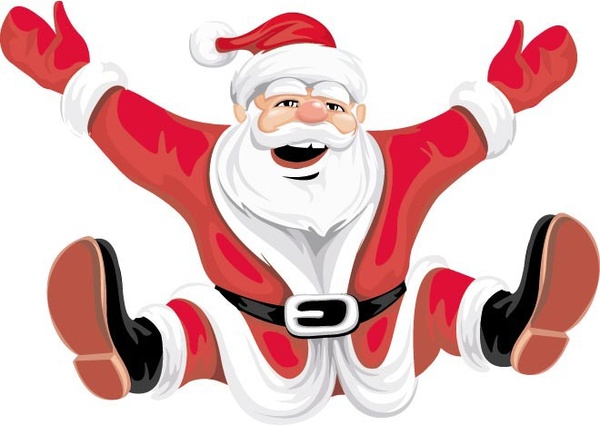 feliz Papai Noel no Natal clip arte vector