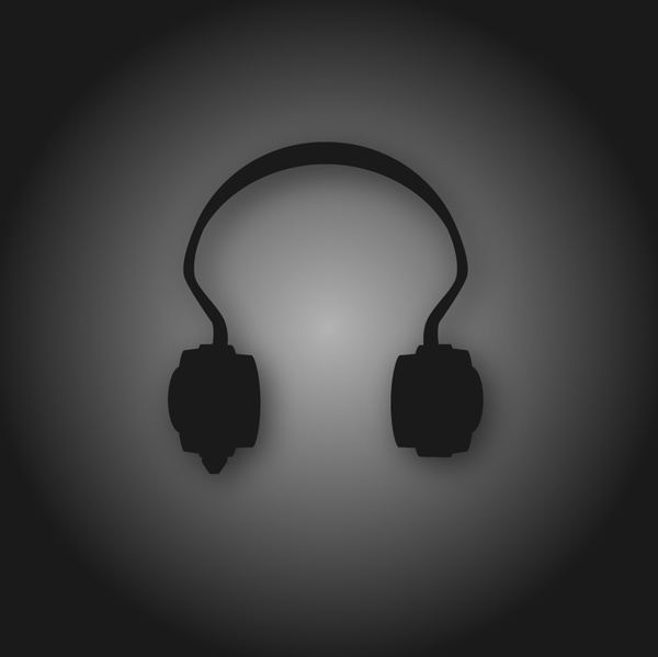 Kopfhörer-silhouette