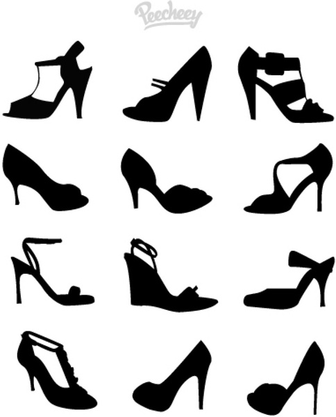 Hồ sơ của đôi giày cao gót