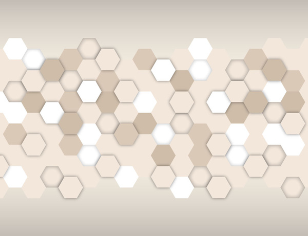 Hexagon jaringan latar belakang