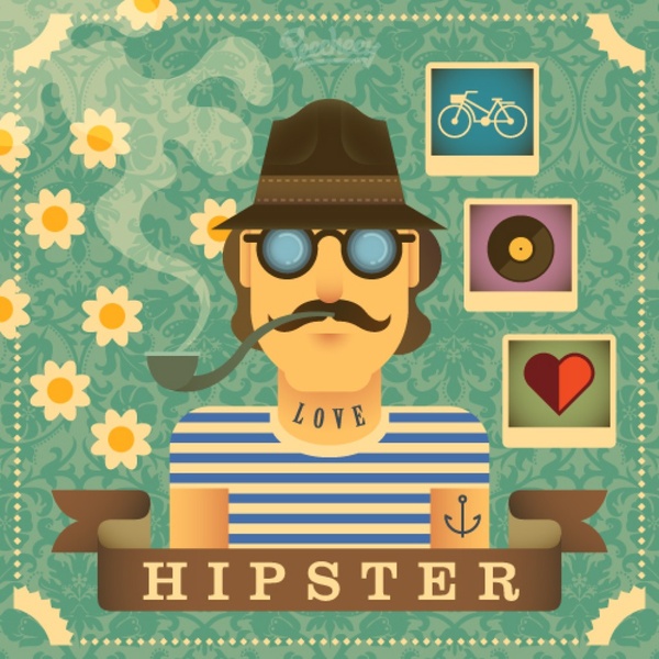 hipster tình yêu