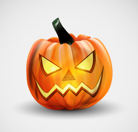 Horror calabazas Halloween vector