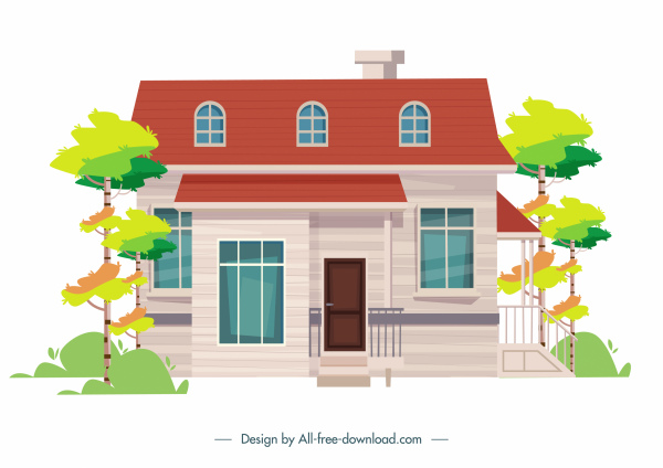 casa exterior arquitectura plantilla elegante clásico moderno