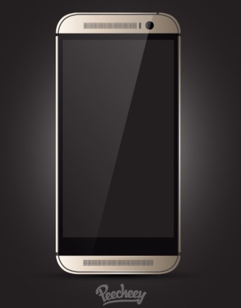 HTC Smartphone-Modell realistisch design