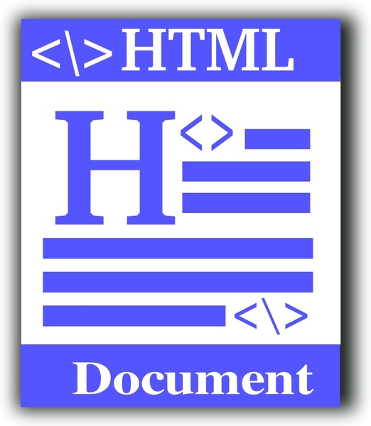 значок файла HTML