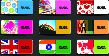 vasta collezione di arte vettoriale di business card design