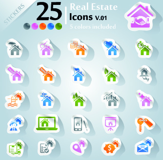 Vektor-Icons Sticker