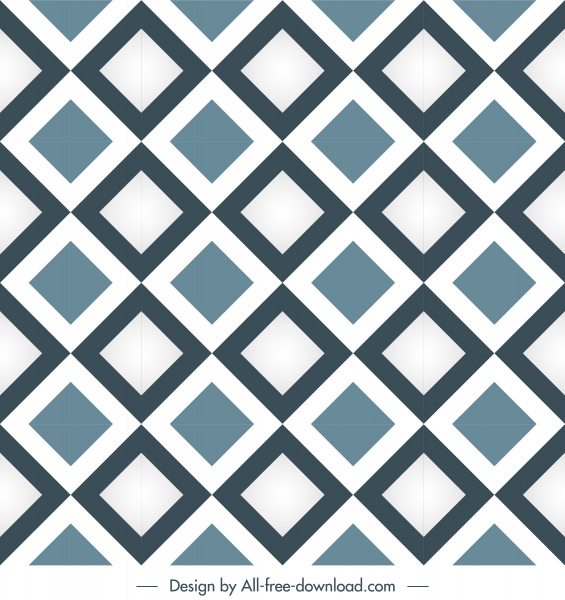 diseño de geometría simétrica plana de plantilla de patrón de ilusión