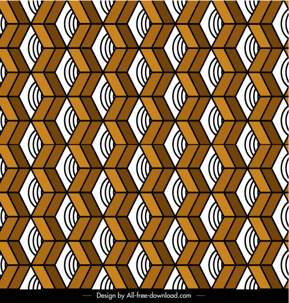 환상 패턴 템플릿 수직 대칭 기하학적 반복