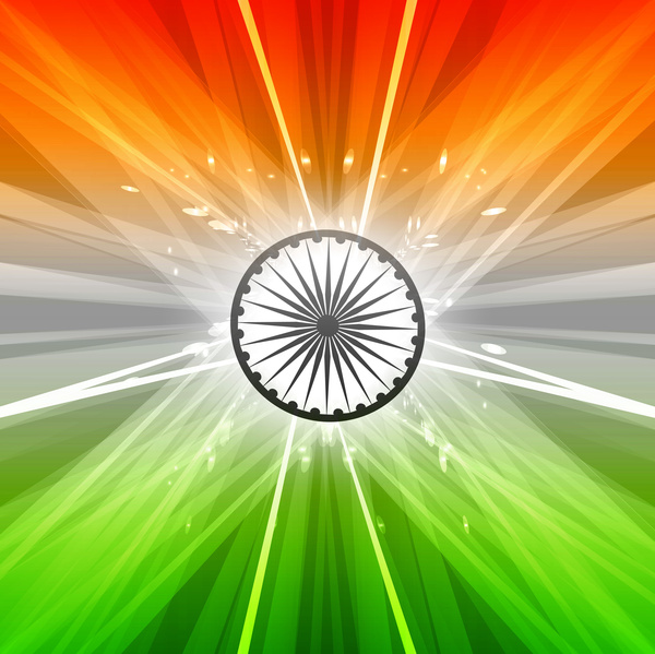 bendera India gelombang bergaya ilustrasi untuk hari kemerdekaan latar belakang vektor bendera India gelombang bergaya ilustrasi untuk hari kemerdekaan latar belakang vektor