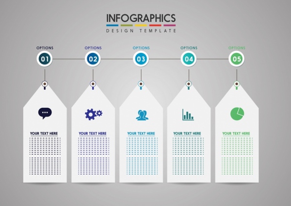 infographic projekt wzoru białe tablice ikony