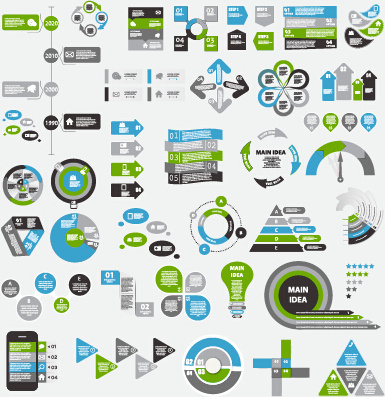 Infografik-Elemente Vektor-Satz Infografik-Elemente Vektor-Satz