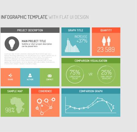 Unsur-unsur template infographic
