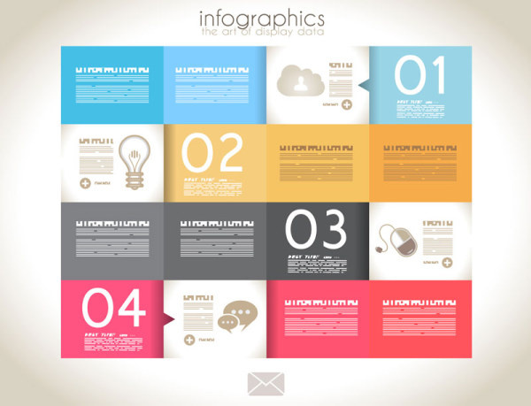 Infografiken mit Datenvektor design