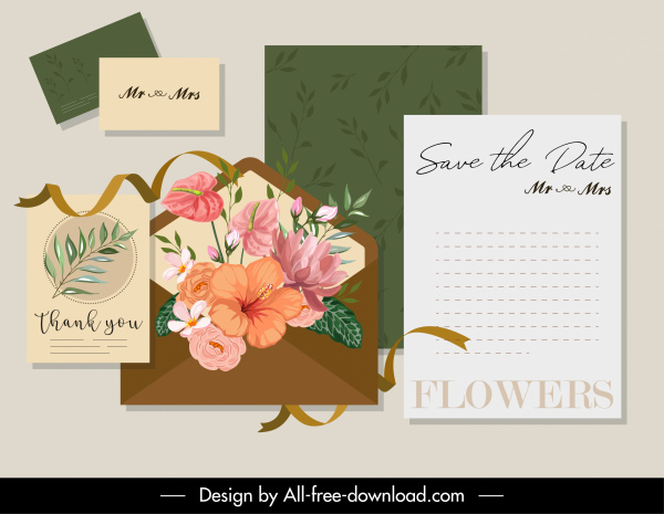 convite cartão decoração elementos elegante elementos natureza esboço