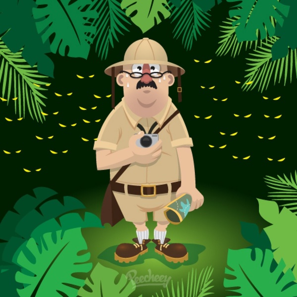 Ilustración de la selva