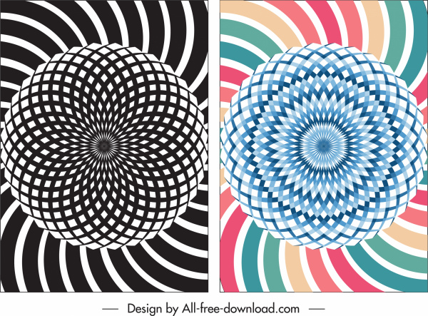 kaleidoskop latar belakang simetris gerak dekorasi