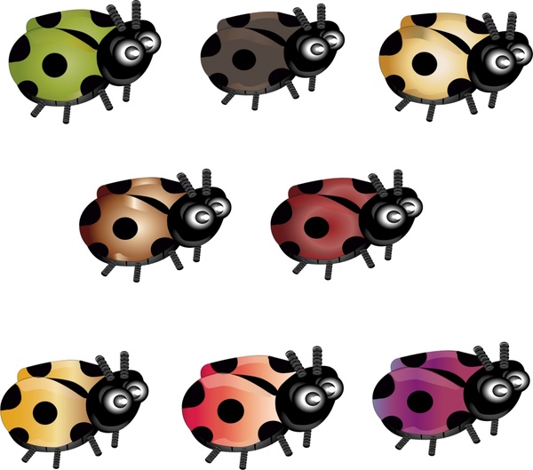 Ladybug 8 Colors