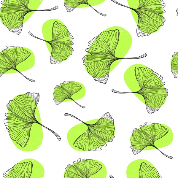 leaf fond vert d'icônes de répéter la conception