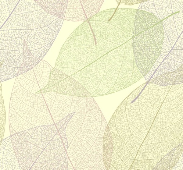 葉背景透明なデザイン フラット色スケッチ