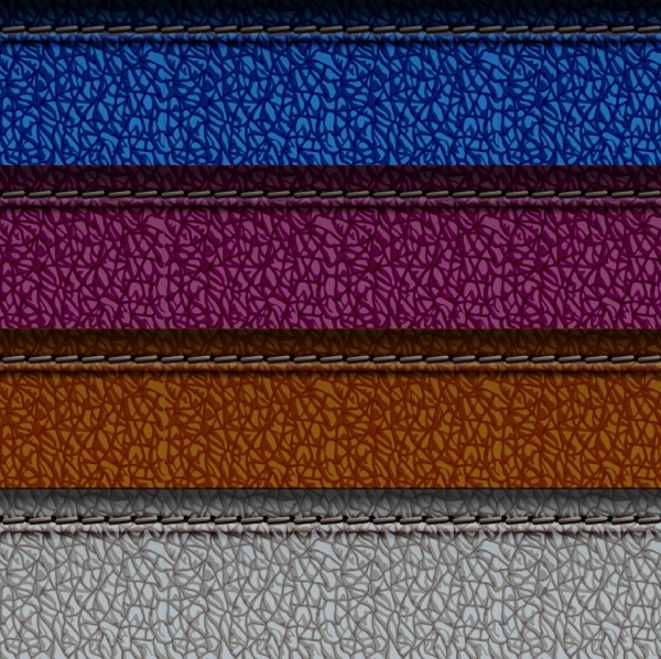 Leather Material Background Multicolored Realistic Design