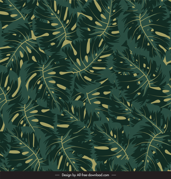 Blätter Hintergrund üppige Skizze klassische grüne Dekor