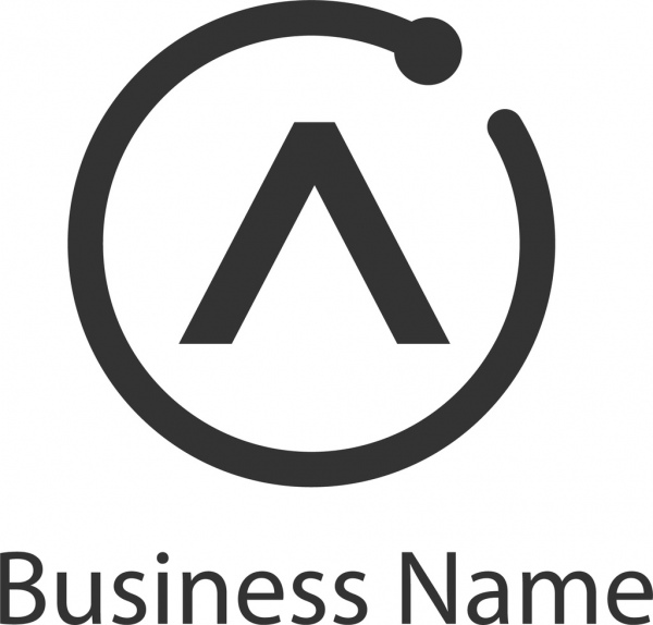 mektup bir logo şablonu tasarımı