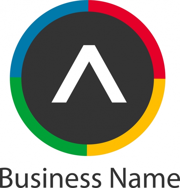 Buchstaben eines Logo-Vorlagendesigns