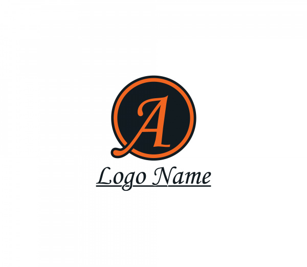 Buchstaben eines Logovektors