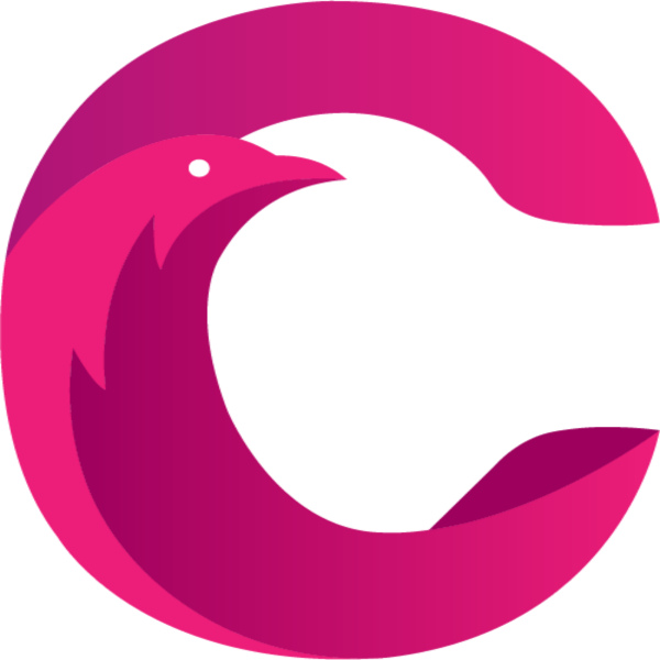 güvercin logo kavramı yaratıcı ve zarif logosu desig ücretsiz vektör ve pngeps ile mektup c