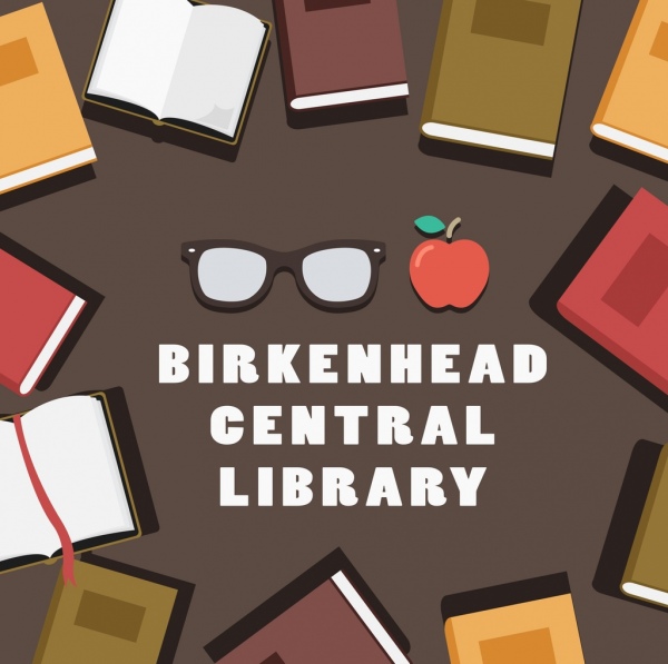 Thư viện sách biểu tượng trang trí kính Apple quảng cáo