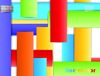 Lines Vector Background Set