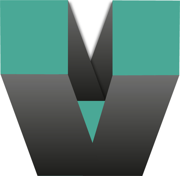 Logo Design Vector In 3d Illustration