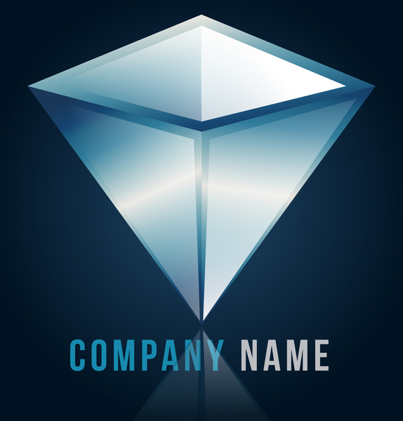 logo designdiamante logo3d logo designvector logosu